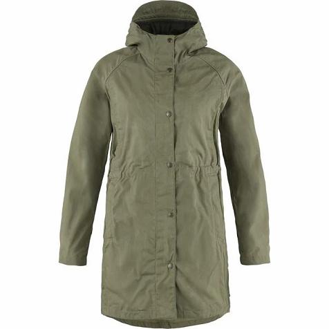 Fjallraven Women Karla Winter Jacket Green PH246733 Philippines